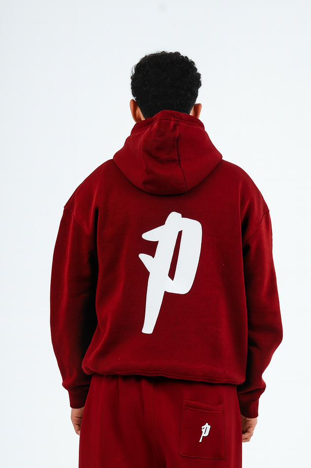Signature burgandy hoodie