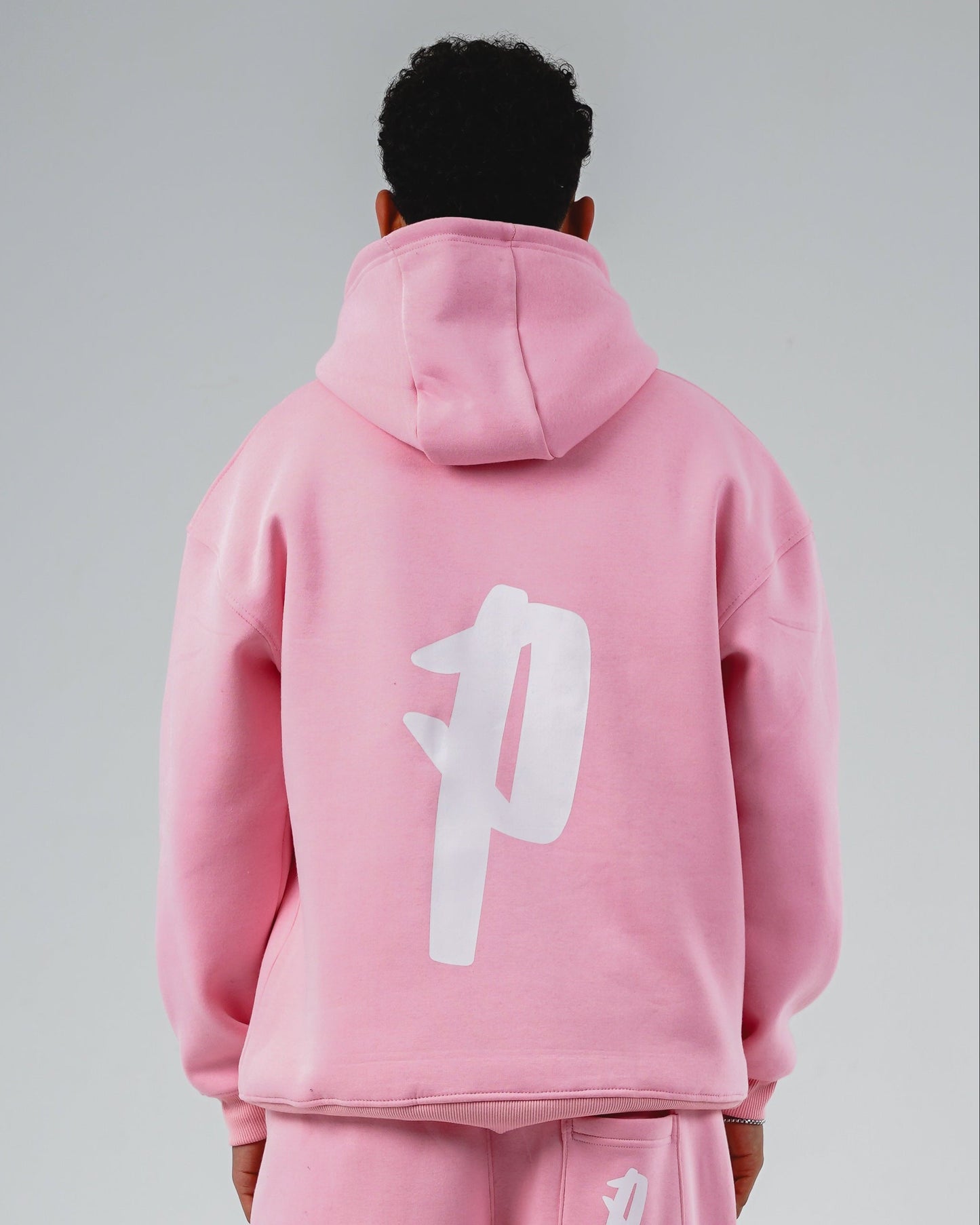Signature baby pink hoodie