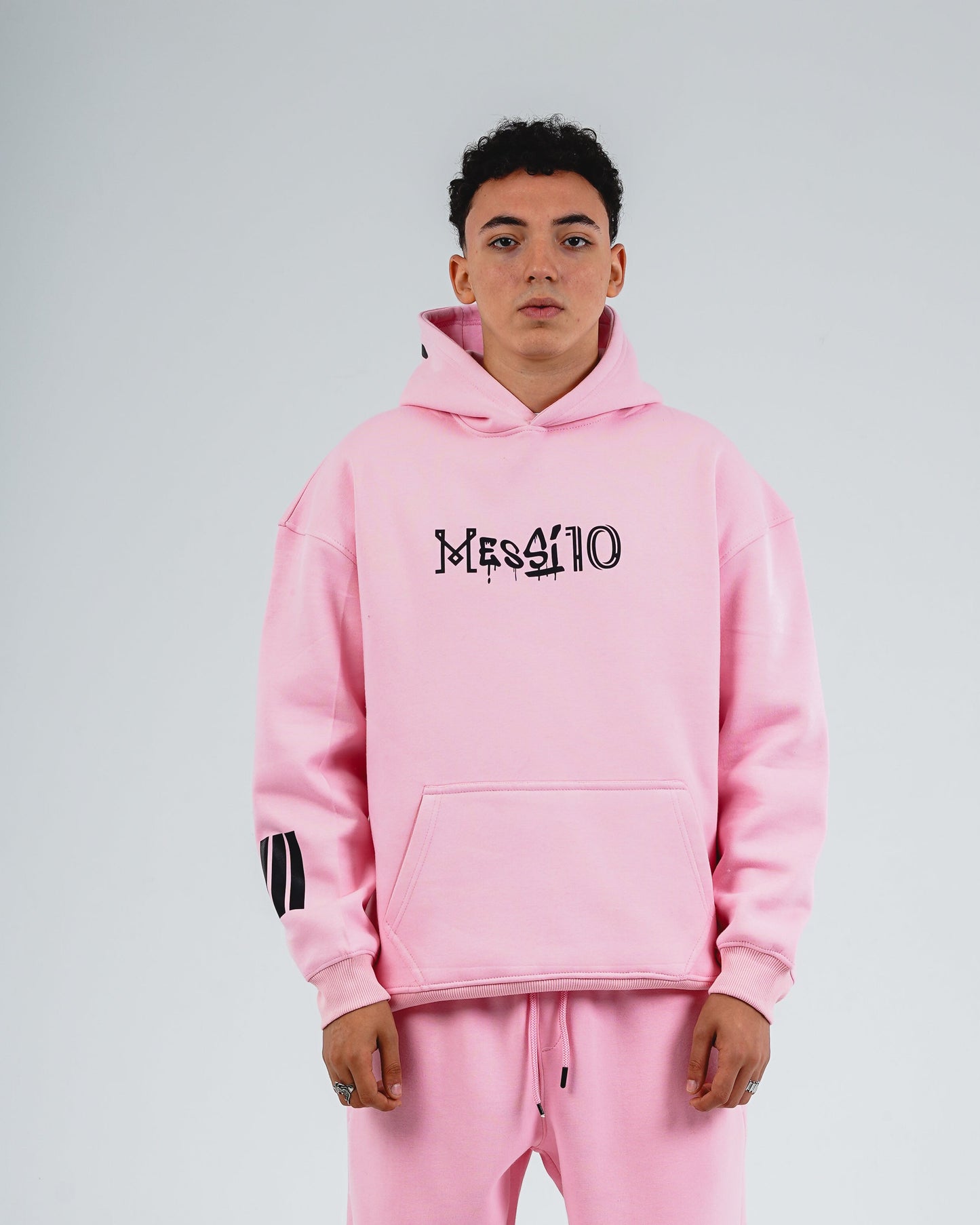 Messi baby pink hoodie