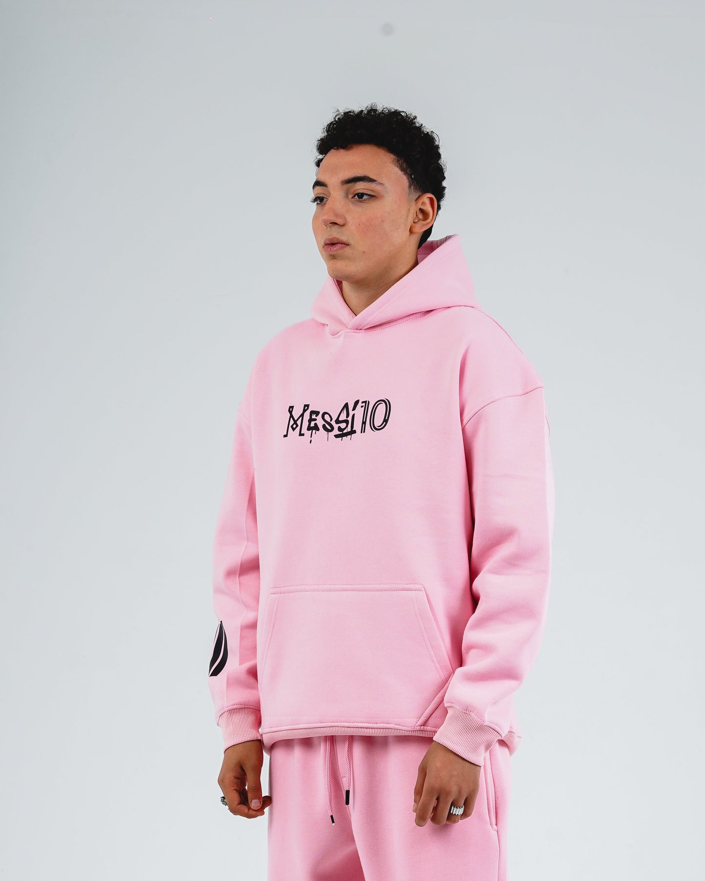 Messi baby pink hoodie