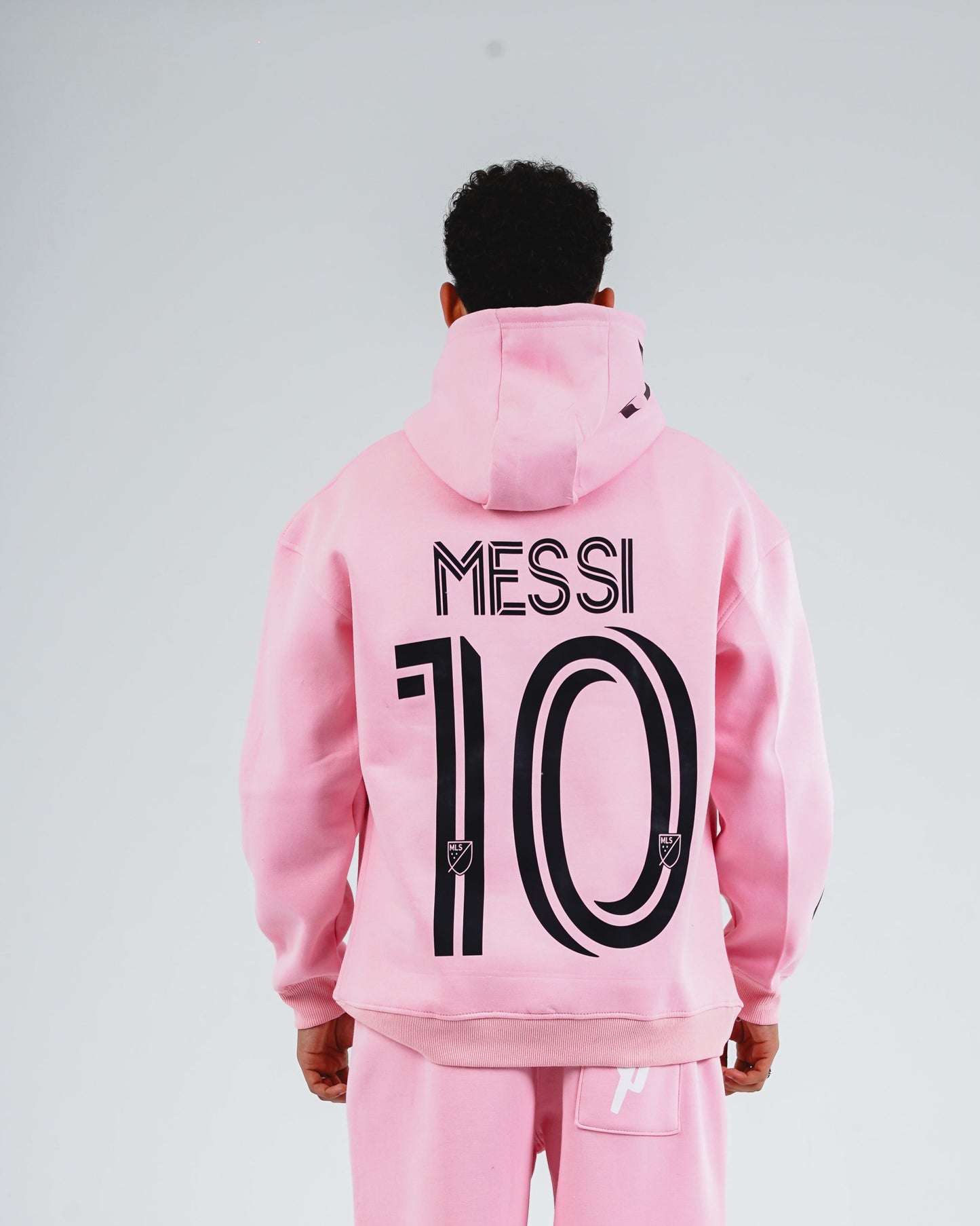 Messi baby pink hoodie