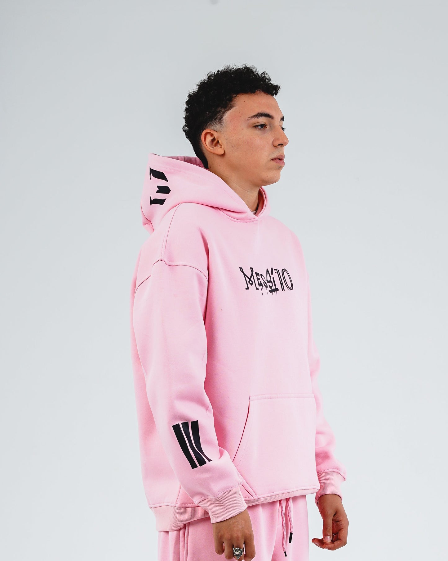 Messi baby pink hoodie