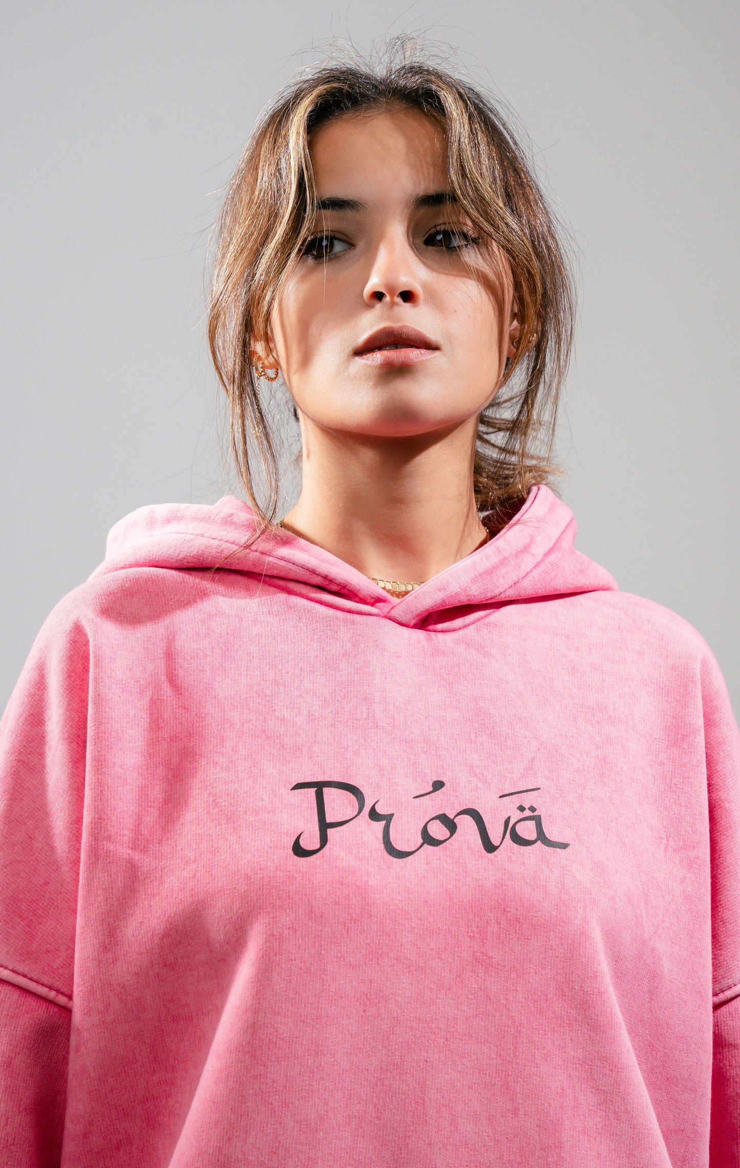 Basic Washed Babypink Hoodie