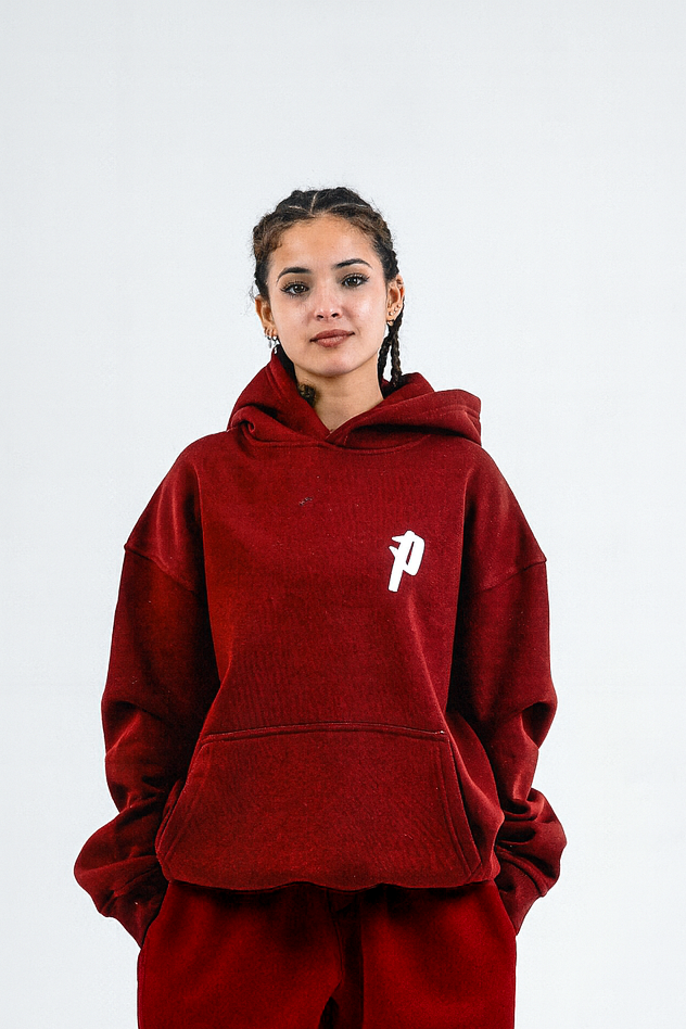 Signature burgandy hoodie