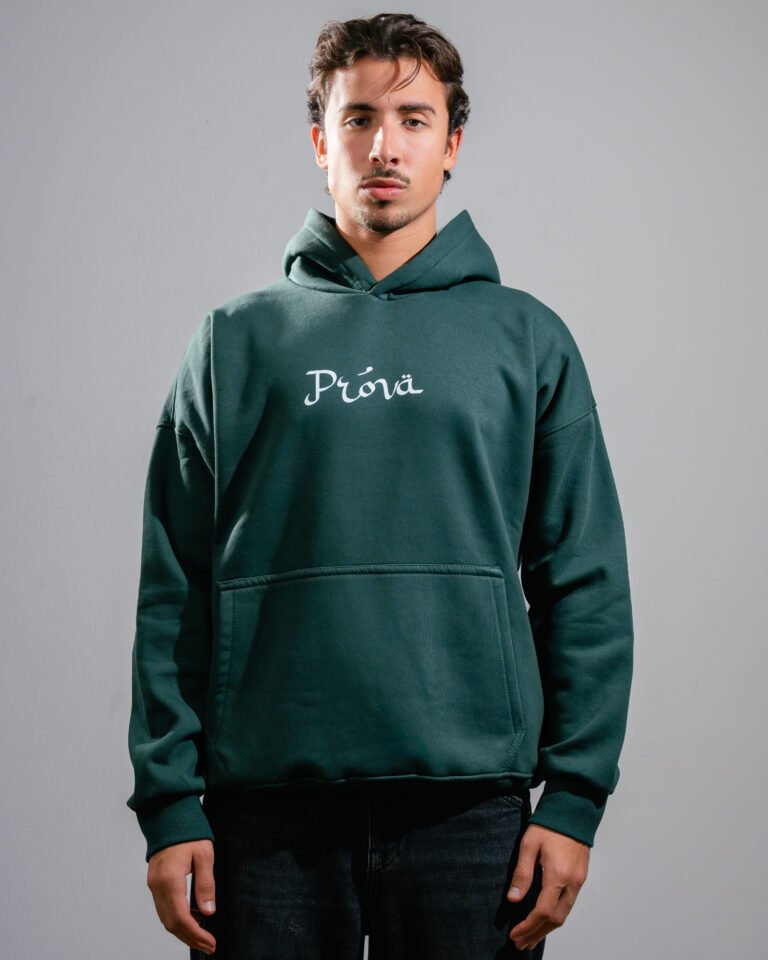 Basic green hoodie